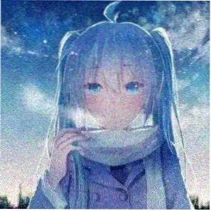 观友星尘留言头像示意图，淡紫圆形剪影